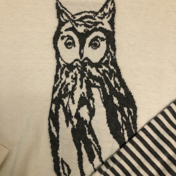 Kensie Owl Sweater sz Medium - Picture 2 of 4